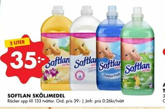 ÖoB Softlan sköljmedel erbjuda