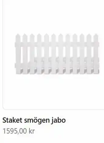 Staket smögen jabo