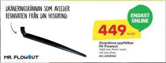 Mr flowout stuprör