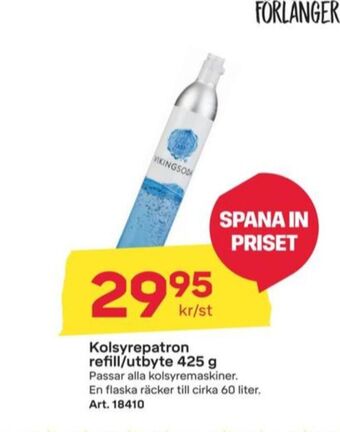 Byggmax Vikingsoda kolsyrepatron erbjuda