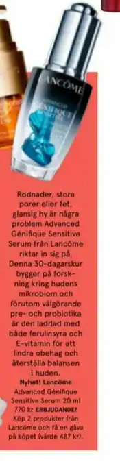 Åhléns Lancome Serum erbjuda