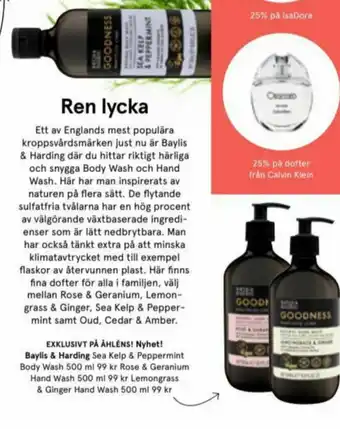 Åhléns Baylis & Harding Duschtvål erbjuda