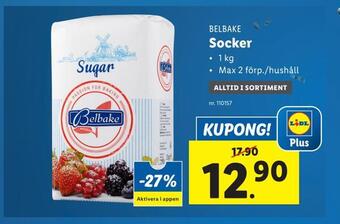 Lidl Socker erbjuda