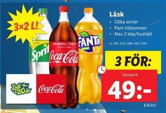 Lidl Läsk erbjuda