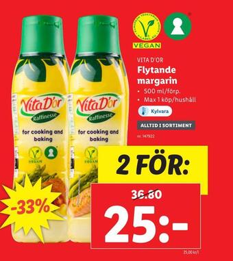 Lidl Flytande margarin erbjuda