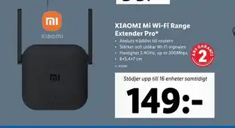 Lidl Xiaomi mi wi-fi range extender pro erbjuda