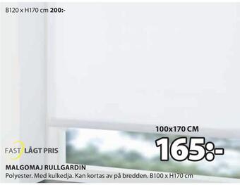 JYSK Malgomaj rullgardin erbjuda