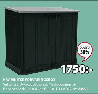 JYSK Kramnitse förvaringsbox erbjuda