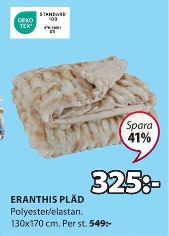 JYSK Eranthis pläd erbjuda