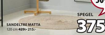 JYSK Sandeltre matta erbjuda