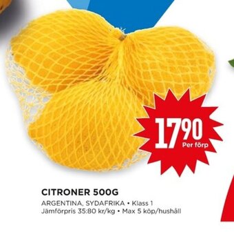 CITRONER 500G