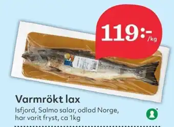 Hemköp Varmrökt lax erbjuda