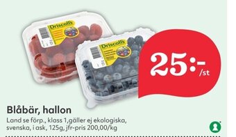 Hemköp Blåbär, hallon erbjuda