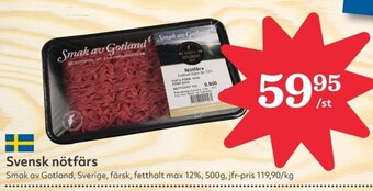 Hemköp Svensk nötfärs erbjuda