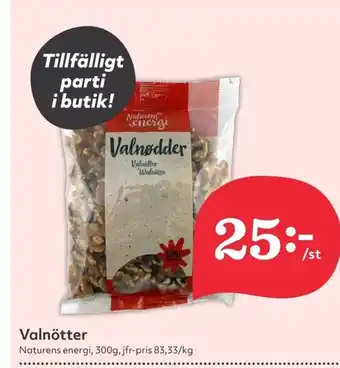 Hemköp Valnötter Naturens energi erbjuda