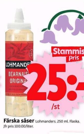ICA Supermarket Färska såser Lohmanders erbjuda