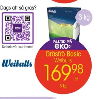 Weibull gräsfrö