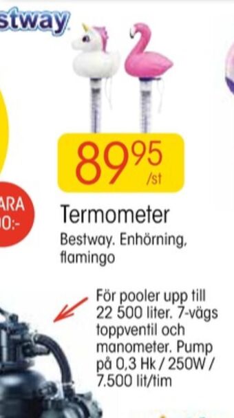 EKO Bestway pooltermometer erbjuda