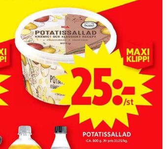ICA Maxi Ica potatissallad erbjuda
