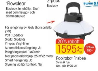 EKO Swim & fun poolrobot erbjuda