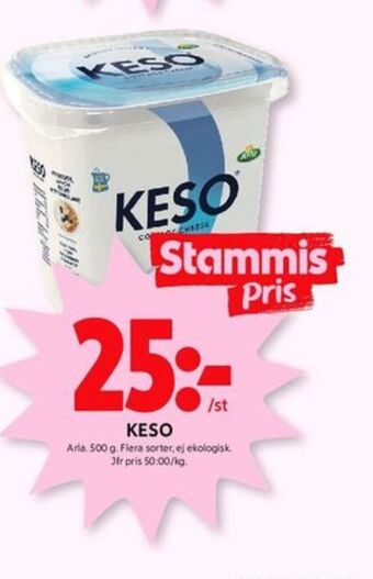 ICA Kvantum Keso cottage cheese erbjuda