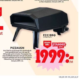 ICA Maxi Fcc bbq pizzaugn erbjuda