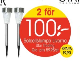 EKO Star trading solcellslampor erbjuda