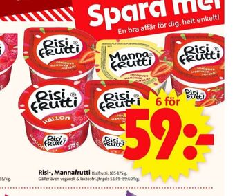 ICA Supermarket Risifrutti mellanmål erbjuda
