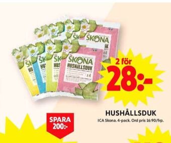 ICA Maxi Skona hushållsduk erbjuda
