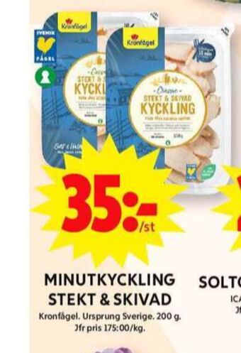 ICA Maxi Kronfågel kyckling erbjuda