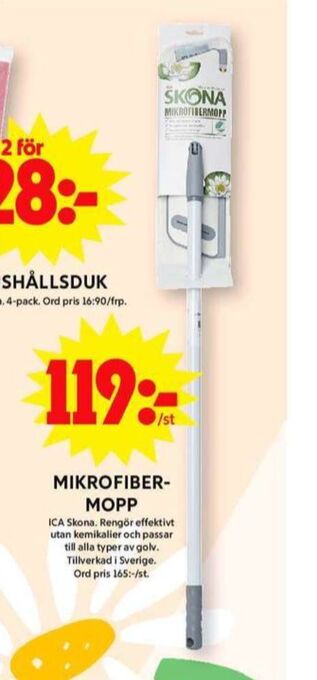 ICA Maxi Skona mopp erbjuda