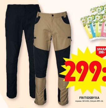 ICA Maxi Mywear fritidsbyxor erbjuda
