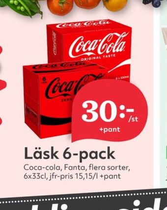 Hemköp Coca cola läskedryck erbjuda
