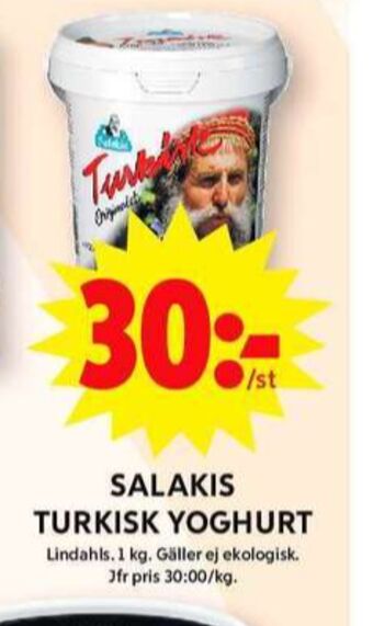 ICA Maxi Salakis yoghurt erbjuda