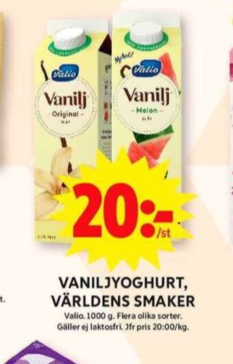 ICA Maxi Valio yoghurt erbjuda
