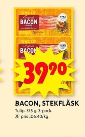 ICA Kvantum Tulip baconskivor erbjuda