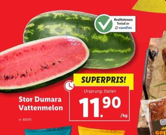 Lidl Vattenmelon erbjuda