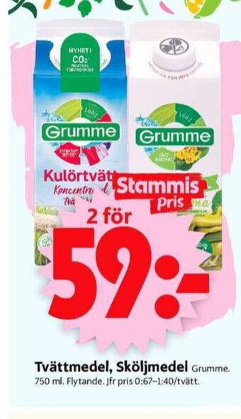 ICA Supermarket Grumme sköljmedel erbjuda