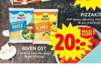 Arla köket riven ost