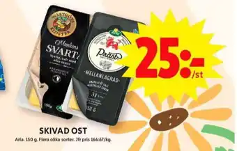 ICA Maxi Arla skivad ost erbjuda