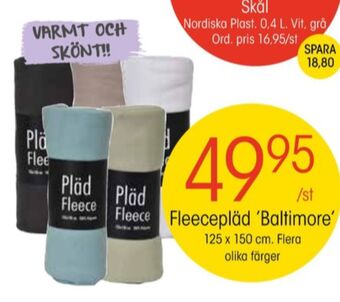 EKO Nordiska plast pläd erbjuda
