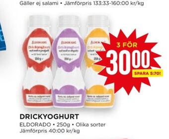 Willys Hemma Eldorado drickyoghurt erbjuda