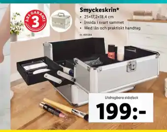 Lidl Silvercrest smyckesskrin erbjuda