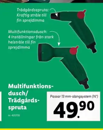 Lidl Park sprinklerpistol erbjuda