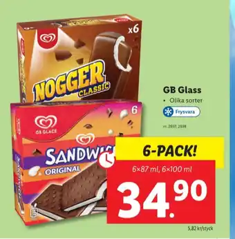 Lidl Sandwich glassnacks erbjuda