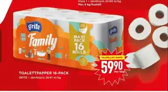 Willys Family toalettpapper erbjuda