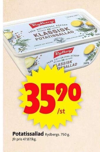 ICA Supermarket Potatissallad Rydbergs erbjuda