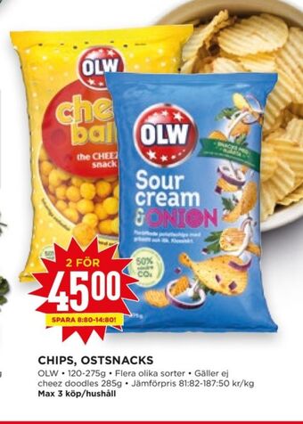 Willys Hemma Olw chips erbjuda