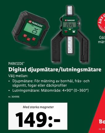 Lidl Digital djupmätare/lutningsmätare erbjuda