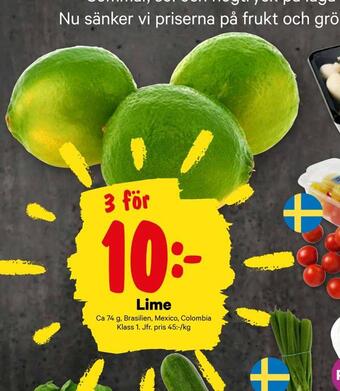 City Gross Lime erbjuda
